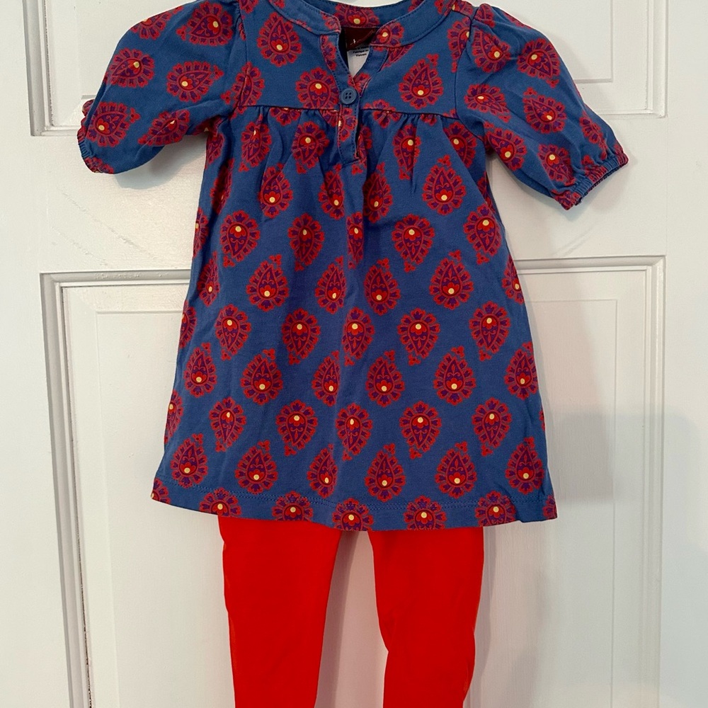 Tea Collection Vibrant Blue and Red Kids Set